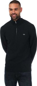 Gant - Pullover mit halbem Reißverschluss für Herren GT2298 (4XL) (Blau)