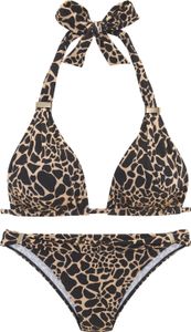 LASCANA Triangel-Bikini schwarz-gold Größe 42 C/D LASCANA Triangel-Bikini schwarz-gold Größe 42 C/D