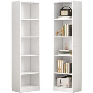 Weißer stehender hoher skandinavischer Stil Loft Säule für Wohnzimmer 182cm