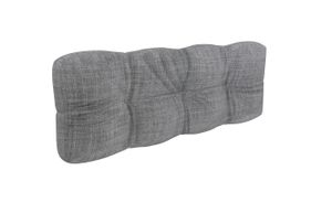 POKAR Palettenkissen mit schöner Steppung Auflage Palettensofa, Größe:Rückenkissen 120 x 40, Farbe:Grau