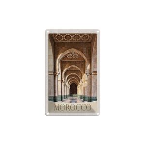 Blechschild 18x12 cm Marokko Afrika Medina Flur