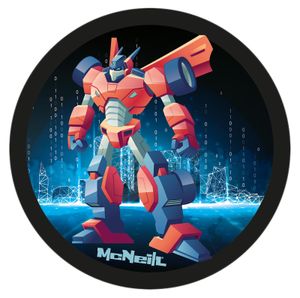 McNeill McAddy Roboter Rot / Blau