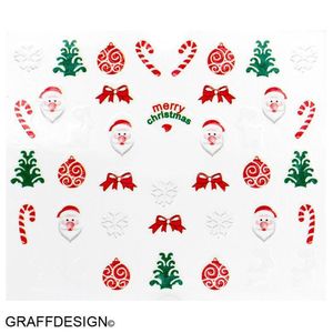 Nailart - Sticker - Tattoo - Weihnachten / Winter / Christmas - 702-G-013 w5/9