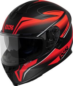 IXS 1100 2.3 Helm Farbe: Schwarz Matt/Rot, Grösse: XXL (63/64)