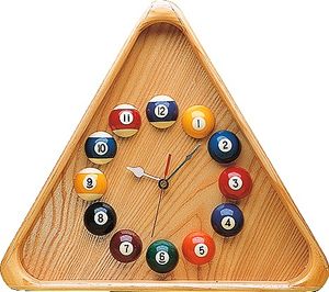 Sportime Billard-Wanduhr