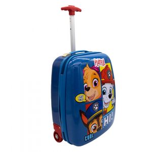 Detský kufor Paw Patrol Ľahký vozík pre malých cestovateľov v modrej farbe