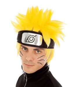 Naruto Shippuden Perücke gelb Anime für Erwachsene