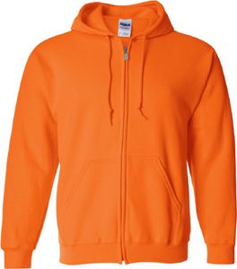 Gildan Heavy Blend Kapuzenjacke BC471 (S) (Sicherheitsorange)