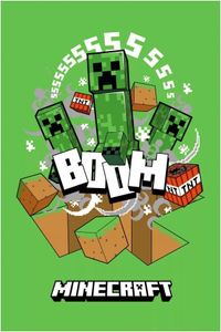 Detská deka Minecraft Boom Creeper