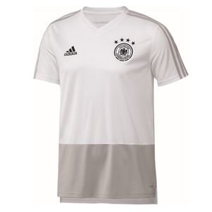 adidas DFB Deutschland Trainings Trikot Herren der WM 2018, Größe:S, Farbe:Weiß