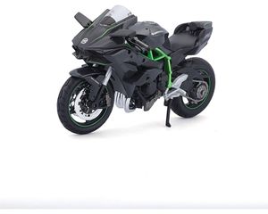 Maisto - Modellmotorrad - Kawasaki Ninja H2R (schwarz, Maßstab 1:12)