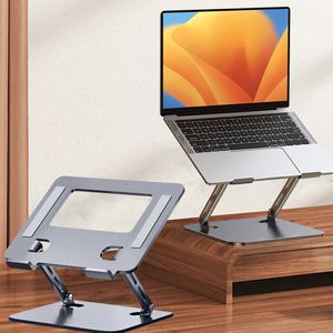 Laptop-Ständer & -halterungen, Laptoptisch, Computerständer, mit Lüftungsschlitzen, Höhen- und Wickel-verstellbarer, Tablet-Halterung Laptop-Ständer & -halterungen, Laptoptisch, Computerständer, mit Lüftungsschlitzen, Höhen- und Wickel-verstellbarer, Tablet-Halterung