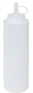CONTACTO Quetschflasche aus Polyethylen mit Schraubdeckel, Inhalt: 0,35 Liter