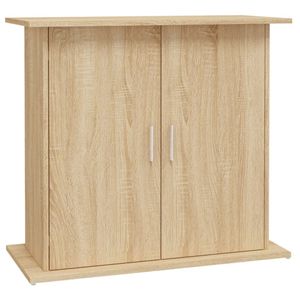 vidaXL Aquariumständer Sonoma-Eiche 81x36x73 cm Holzwerkstoff