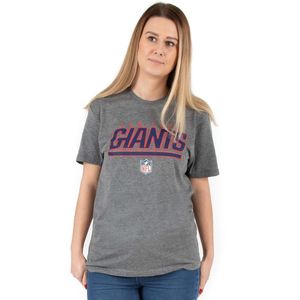 New York Giants - T-Shirt für Damen NS6529 (XL) (Grau/Marineblau/Rot)