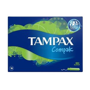 Tampax Compak Kompressen Super Absorption Pack 18Un