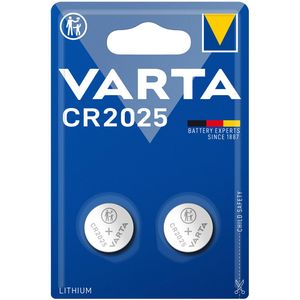 VARTA Lithium Knopfzelle "Professional Electronics" CR2025 2 Knopfzellen