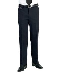 Brook Taverner Herren Anzughose One Collection Mars Trouser Schwarz Black 34W(48/50)/36