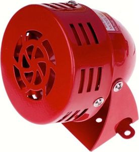 Lautstarke Motorsirene Alarmsirene Motor Sirene Alarmanlage Fliegeralarm Alarm A 24V Metall