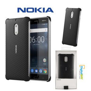 Nokia Carbon Fibre Design Case für Nokia 6, onyx black