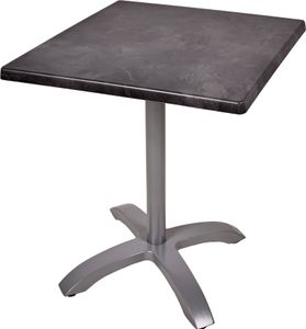Bistrotisch DARK SLATE PICOS 02 | 70×70 cm