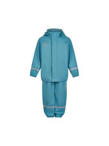 Color Kids - Regenanzug für Kinder - Solid Polyurethan- Sommerblau, 122