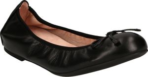 Unisa Ballerina ACOR, Glattleder, Schwarz, Damen