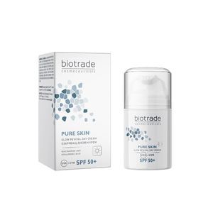 Biotrade Pure Skin Glow Revival Gesichtscreme SPF 50+ Tief hydratisierende Tagescreme bei den ersten Anzeichen von müde und schlapper Haut 50 ml
