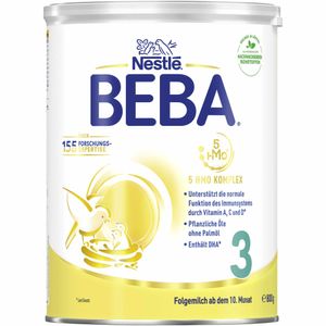 Nestlé BEBA 3, Säugling Milch, Babynahrung, Folgenahrung, Folgemilch, Ab dem 10. Monat, Dose, 800 g, 12465049