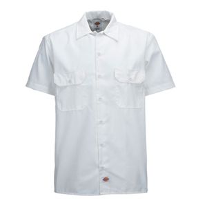 Dickies - Short/S Work Shirt White Arbeitshemd Freizeithemd Business Weiß