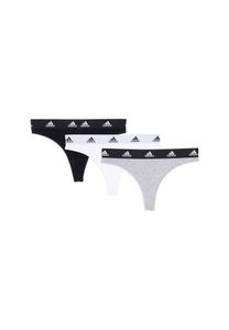 Adidas Unterhose Damen-Tangas mit Logo-Bund 3er Pack