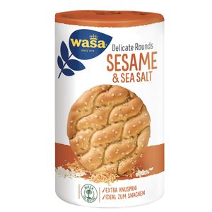 Wasa Delicate Rounds Sesam und Meersalz golden baked extra crispy 235g