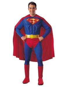 kostüm DC Comics - SupermanHerren blau/rot Größe M
