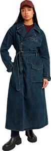 G-star Long Biker Jacke Blau XL Frau Blau XL G-star Long Biker Jacke Blau XL Frau Blau XL