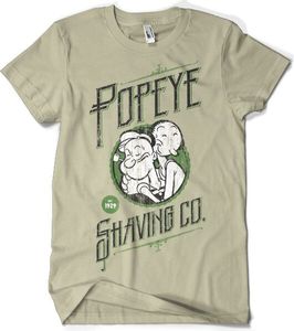 Popeyes Shaving Co T-Shirt - X-Large - Khaki