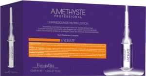 Odżywcze ampułki do włosów suchych Farmavita Amethyste Hydrate Luminescence Nutri Lotion 12X8ml