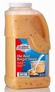 The Real Burger Sauce Süß­saure Würzsauce mit Gurkenstückchen 2000ml