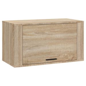 vidaXL Wand-Schuhschrank Sonoma-Eiche 70x35x38 cm Holzwerkstoff