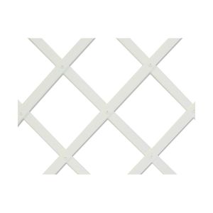 Trelliflex Kunststoffgitter 1x2m Farbe white Lattenprofil 22x6mm nortene