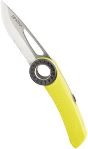 Petzl Spatha Kletter-Taschenmesser Kletterausrüstung, Farbe:gelb