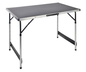 Univerzálny hliníkový stôl s nastaviteľnou výškou - 100 x 60 cm - skladací stôl na kempovanie