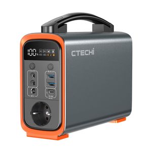 CTECHi tragbare Powerstation 350Watt (max)  LiFePO4-Batterie 240wh Solar Generator