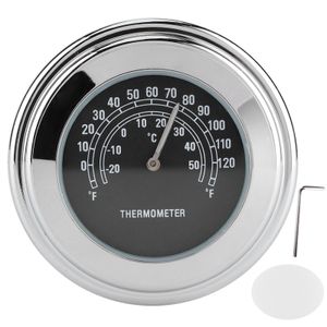termometr na kierownicę 1 cal 7/8 cala -20 ℃ - 50 ℃ z tarczą pomiarową, odporny na warunki atmosferyczne, do motocykli (czarny)