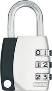 ABUS Kombinations-Zahlenschloss 155/30 mit einstellbarem Code, Zinkdruckguss