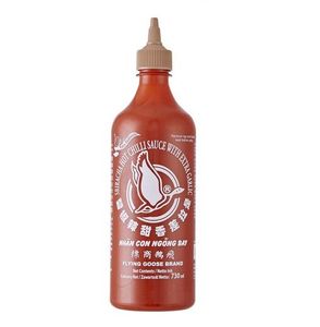 [ 730ml ] FLYING GOOSE Sriracha scharfe Chili Sauce mit extra KNOBLAUCH Extra Garlic