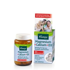 Kneipp | Magnesium + Calcium + D3 | 150 Tabletten