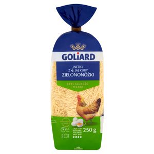 Makaron Goliard z 4 jajkami Płatki z zielonych roślin strączkowych 250 G