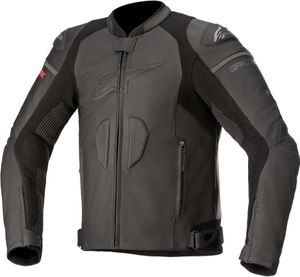 Alpinestars GP Plus R V3 Rideknit Motorrad Lederjacke (Black,52)