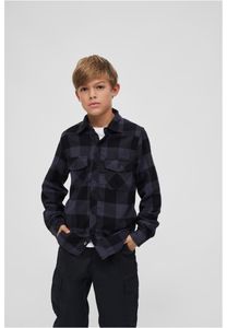 BRANDIT Kids Check Shirt Long Sleeve black/grey Gr. 158/164