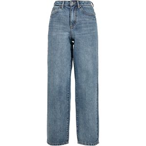 Dámské kalhoty Urban Classics Ladies High Waist 90´S Wide Leg Denim Pants tinted light blue washed - 31